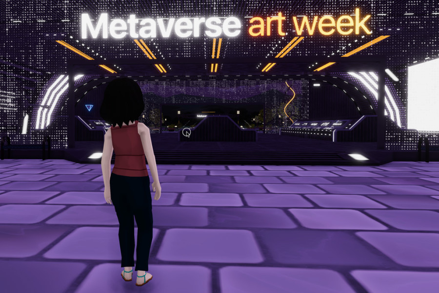 Chic Words |Metaverse Art Week by Decentraland